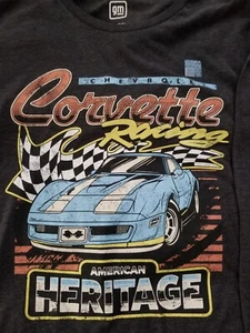 GM Officially Licensed Men’s Shirt Gray Size XXL Corvette Chevrolet NWT - Picture 1 of 4