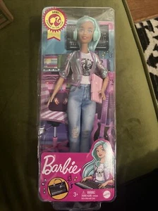 Barbie Career Of The Year 2021 Music Producer Doll GTN77 NEW DAMAGED box - Picture 1 of 3