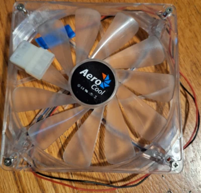 14cm Desktop PC Case Fan Slim Cooler 4pin - Image 1 of 3
