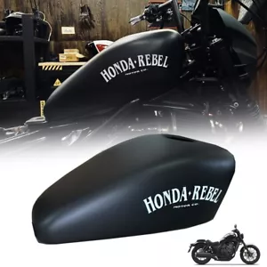 MATT BLACK TANK OIL FUEL GAS COVER FAIRING FIT HONDA REBEL CMX 300 500 2017-2025 - Picture 1 of 8