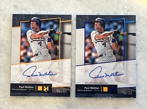 2024 Topps Museum Auto Paul Molitor Archival Autos /20 & /50 BOTH 04 Jersey # - Picture 1 of 3