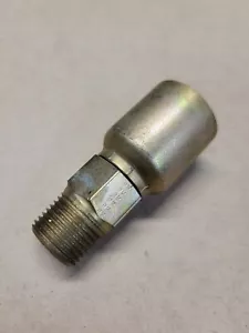 NEW PARKER 10143-6-6 STRAIGHT HYDRAULIC HOSE FITTING - Picture 1 of 1