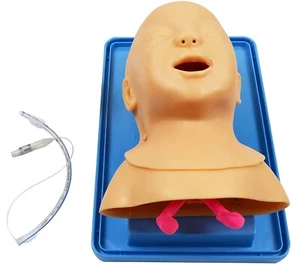 Maniquí de intubación infantil l modelo de enseñanza de vías respiratorias con material de PVC para traqueal - Imagen 1 de 6