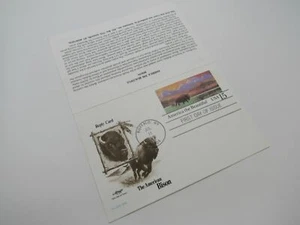 USPS Scott UY39 15c America The Beautiful First Day of Issue Postal Reply Card - Picture 1 of 9