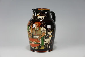 Studio Keramik Krug Hans Schneider Steffisburg Art Pottery Swiss Folk Art 1960s - Bild 1 von 18
