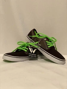 Vans Shaun White Incognito Boy's Skate Sneaker F16900957 Black and Green Size 5 - Picture 1 of 12