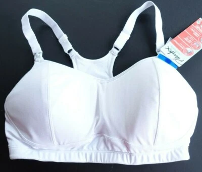 Playtex Maternity Nursing Bra Women Small Low Impact Sports  Style US3010 White - Image 1 of 4