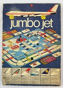 Jumbo Jet Brettspiel Gesellschaftsspiel Flugzeug Spiel Vintage 70er Vollständig - Bild 1 von 14
