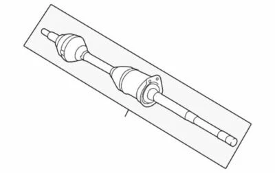 Eje delantero Flex MKT genuino Ford 2009-2019 CA8Z-3B436-H fabricante de equipos originales nuevo Foto 1 de 2