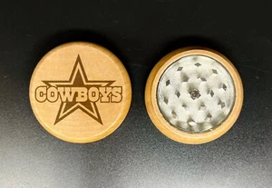 Dallas Cowboys Kräutermühle aus Holz Lasergravur 2 Stück personalisiertes Geschenk - Bild 1 von 4