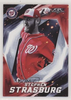 2017 Topps Fire Stephen Strasburg #93 - Image 1 of 2