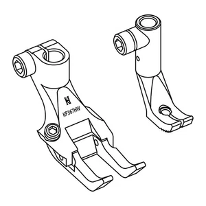 KP367HW - HINGED UP TAIL FEET FOR DURKOPP AND JUKI - SEE LISTING - Picture 1 of 6