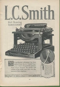 Anuncio de revista - 1923 - L.C. Smith Typewriter Co., Syracuse, Nueva York - (#2) - Imagen 1 de 1