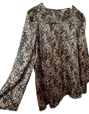 neuwertige Schlupfbluse PART TWO 100% Seide 3/4 Arm Gr. 42 - s. Beschreibung - Bild 1 von 4