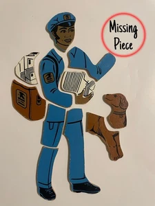 PIEZAS DE REPUESTO para rompecabezas de madera Judy Instructo Mail Carrier 1990 vintage.  - Imagen 1 de 6