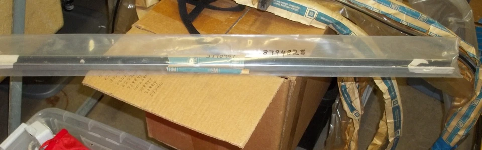 NOS GM Chevrolet 1960-1966 Chevy Truck LH Front Door Glass Run Channel #3794825 - Image 1 of 1