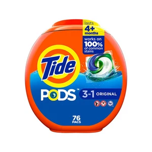 Tide PODS HE Laundry Detergent Capsules Coldwater Clean Original Scent 66 oz. 76 - Picture 1 of 9