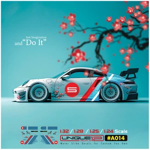 SAKURA ART Racing Water Slide Decal 1:32-:28-:25-:24 RC Model Dicast Hot # A014 - Picture 1 of 6