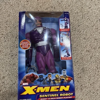2005 ToyBiz Marvel X-Men Sentinel Robot Giant 14” Playset Action Figure New - Image 1 of 4