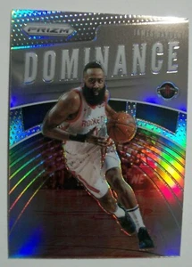 2019-20 Panini Prizm Silver Refractor Dominance #12 James Harden Houston Rockets - Picture 1 of 1