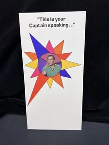 Star Trek Vintage 1976 Random House 5"x10" Greeting Card KIRK, PAPER DOLL - Picture 1 of 4