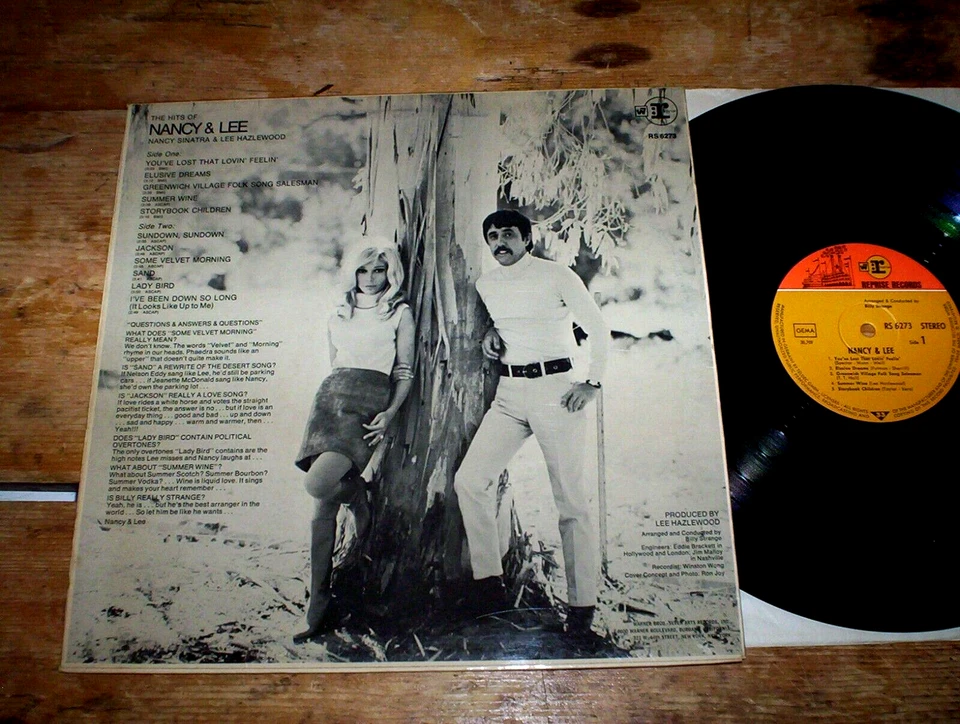 NANCY SINATRA / LEE HAZLEWOOD ( HITS OF NANCY & LEE ) ORIG German Press LP NM- Foto 1 de 1