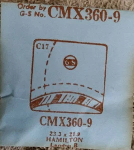 CMX360-9 Hamilton Landon B Uhr Kristall  - Bild 1 von 1