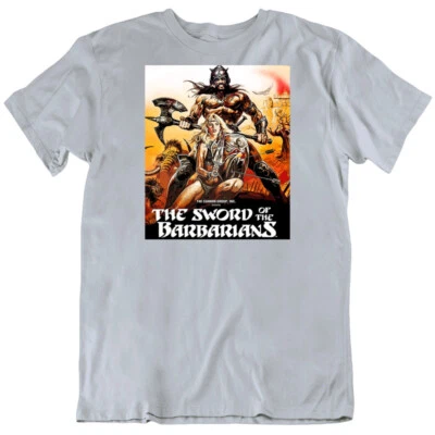 Camiseta de fanático de la película The Sword of the Barbarians Cult B Foto 1 de 4