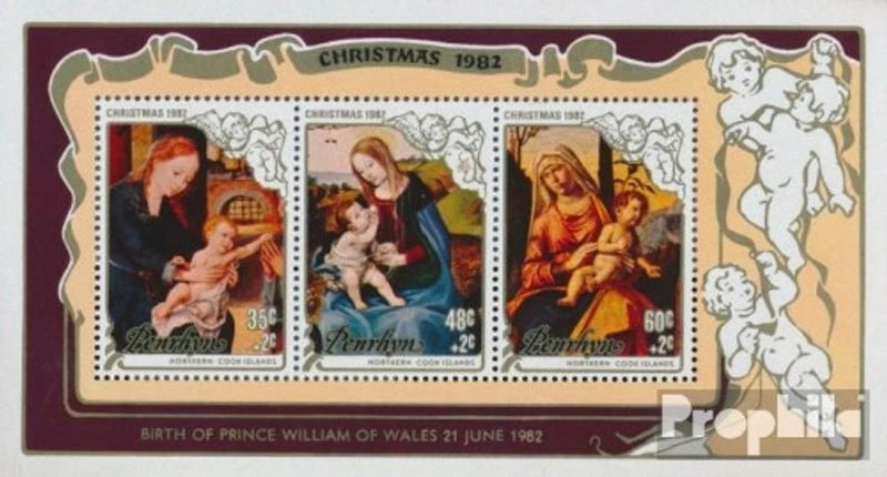 sellos Penrhyn 1982 Mi Bloque 41 (completa edición) nuevo con goma original 1982 - Imagen 1 de 1