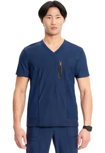 Blusa Médica Azul Marino Cherokee Infinity GNR8 Para Hombres Cuello en V IN823A NAVEGACIÓN - Imagen 1 de 5