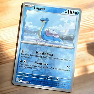Lapras 016/091 Reverse Holo Near Mint Pokemon TCG Paldean Fates - Picture 1 of 3