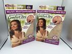 2 Pck Miracle Bamboo Comfort Bra with Removable Pads 2XL Bust 43-46 BRAND NEW