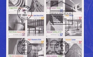 ODZ&ENDZ US- 12 @ 37¢ - SCOTT#: 3910 - MODERN AMERICAN ARCHITECTURE FDC 262 - Picture 1 of 5