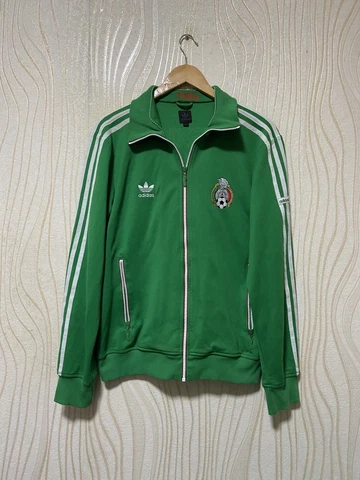 MEXICO 80s FOOTBALL SOCCER TRACK JACKET RETRO ADIDAS P04029 sz M MEN Cover