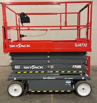 NEW Skyjack SJ4732 32' FT. Electric Scissor Lift 5 YEAR WARRANTY IN STOCK - Image 1 of 4