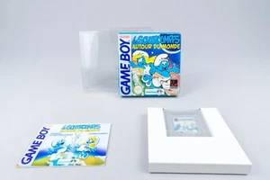 Nintendo Game Boy *Les Schtroumpfs Autour du Monde* CiB embalaje original instrucciones AUFP-FAH - Imagen 1 de 18