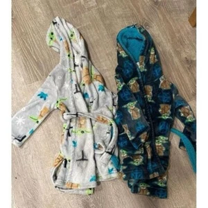 Kids size 4 Baby Yoda Robe bundle - Picture 1 of 3