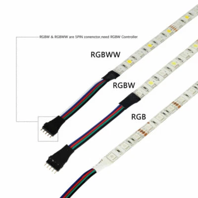 DC 12V 5M SMD RGBW RGBWW 5050 60LEDs/M  Waterproof LED Strip Light Party Holiday - Image 1 of 4