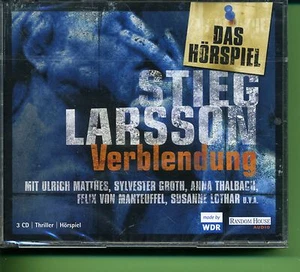 Verblendung--Das Hörspiel-- Stieg Larsson--3 CD --Thriller--NEU - Picture 1 of 1