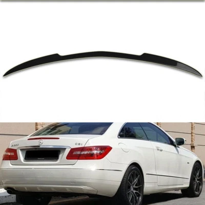 LA Fits Mercedes Benz E C207 Coupe 2D V Type Trunk Spoiler 10-16 Carbon Fiber - Image 1 of 4