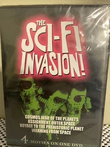 The Sci-Fi Invasion! DVD, 4 Sci-Fi Classics. New And Sealed - Bild 1 von 3