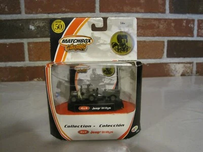 2001 MATCHBOX COLLECTIBLES 1:64? SCALE 4 X 4 JEEP WILLYS WITH TRAILER--NEW - Image 1 of 4