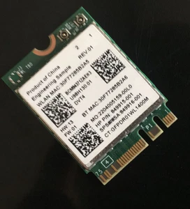 Broadcom BCM94371ZAE WiFi Wlan Wireless NGFF Card BT 4.1 867Mbps HP 849915 - Picture 1 of 1