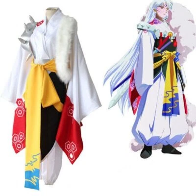 Anime Kimono Inuyasha Sesshomaru Cosplay Costume Masquerade Kimono - Image 1 of 4