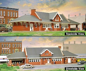 CITY URBAN STATION BRICK DEPOT - HO Scale PLASTIC KIT WALTHERS 933-2904 NEW - Picture 1 of 9