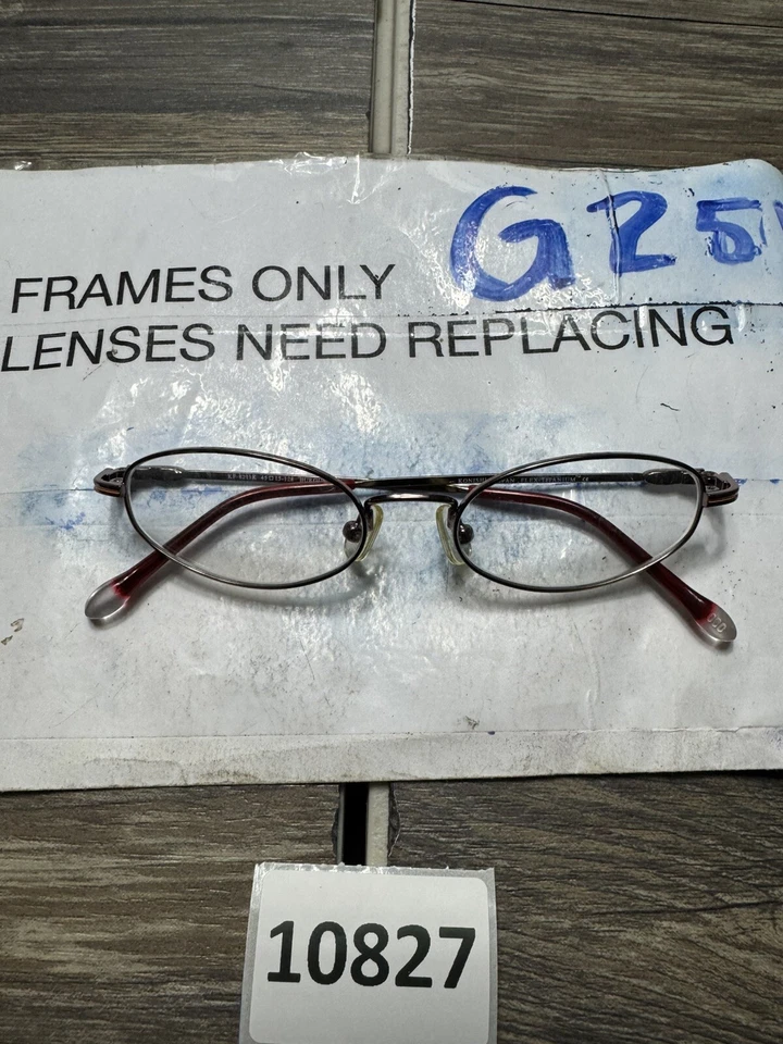 Konishi Flex Titanium Lt Brown Eyeglass Frame KF8221 K 45-15 Eyeglasses - Image 1 of 4