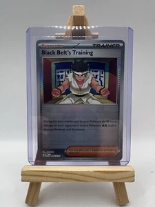Black Belt’s Training 096/131 Pokeball Prismatic Evolutions Rev Holo - Afbeelding 1 van 15