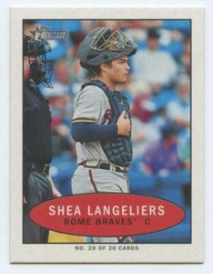 2020 Topps Heritage Minors 1971 Bazooka Numbered Test Shea Langeliers RC Rookie