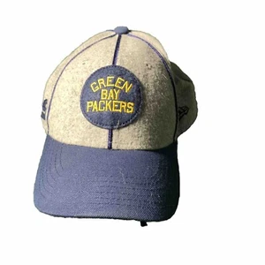 Green Bay Packers Hat Sideline On Field Flex Fit 1920 Gray Blue Youth NFL - Picture 1 of 9