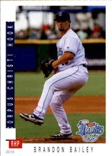 2019 Corpus Christi Hooks Grandstand #3 Brandon Bailey Westminster Colorado Card